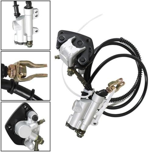 Rear Hydraulic Brake Assembly 1.55m Cylinder Caliper and Disc Kit Replacement