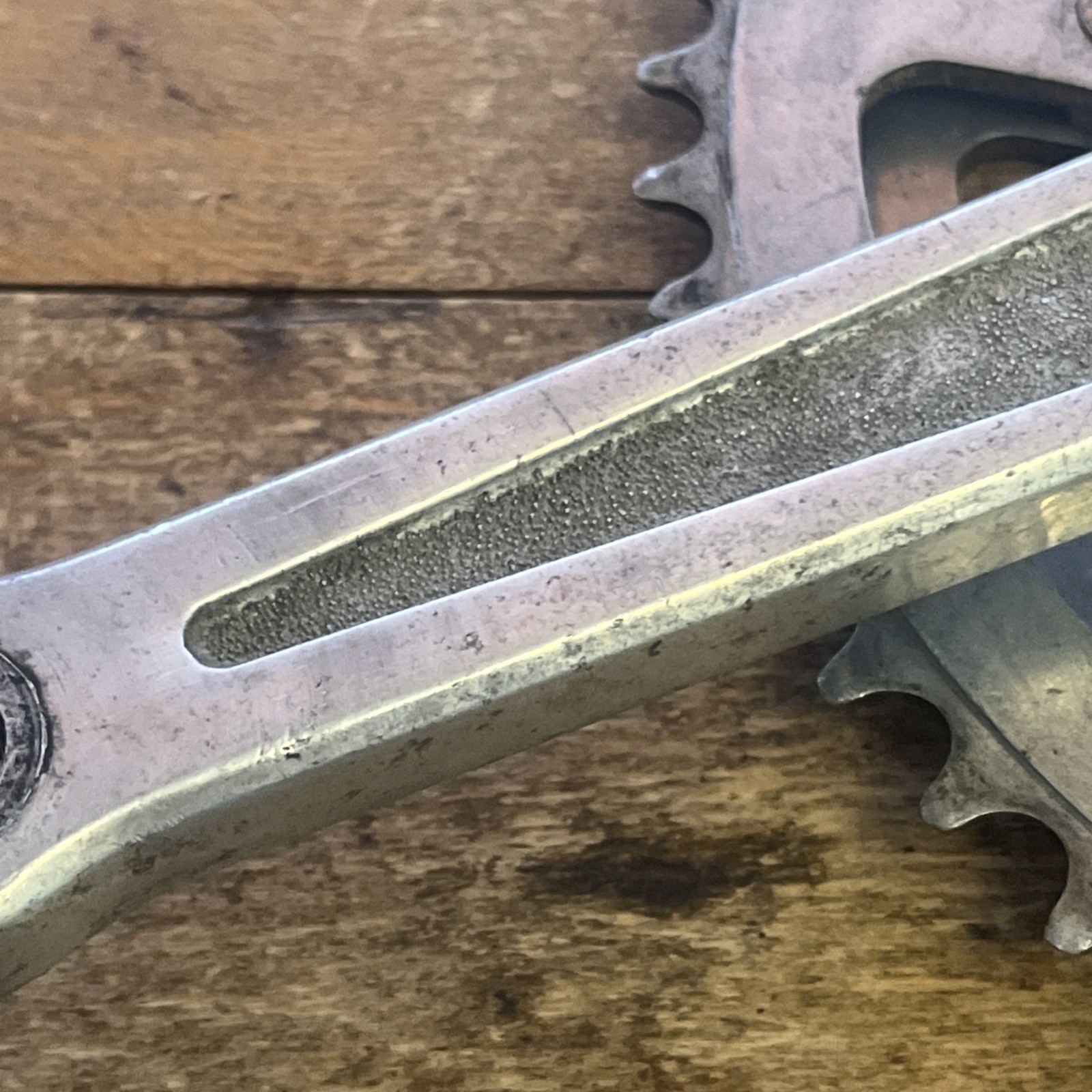Vintage Nervar Star Drive Side Crank 52/46 T 128 BCD ~see Pics/condition~ France