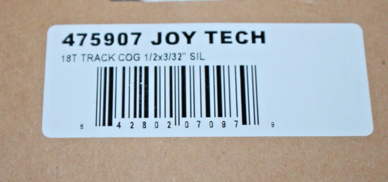 Bicycle Cassette Cog 1/2×3/32″ 18t Silver Nickel SS Fixie Track Cog USA Shipper!