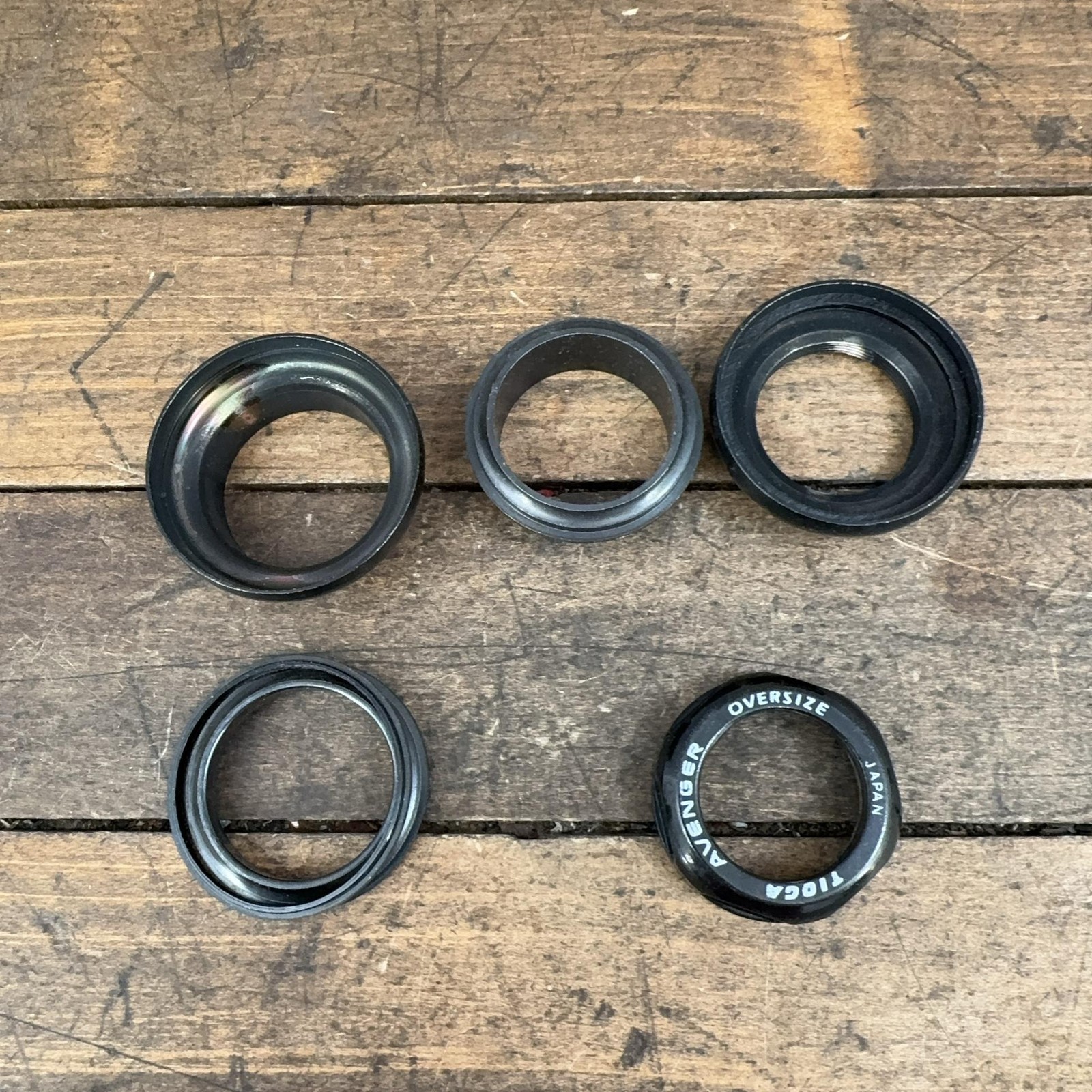 Vintage Tioga Avenger Oversize 1 1/8 Threaded Headset 34mm Black 90s MTB PARTS