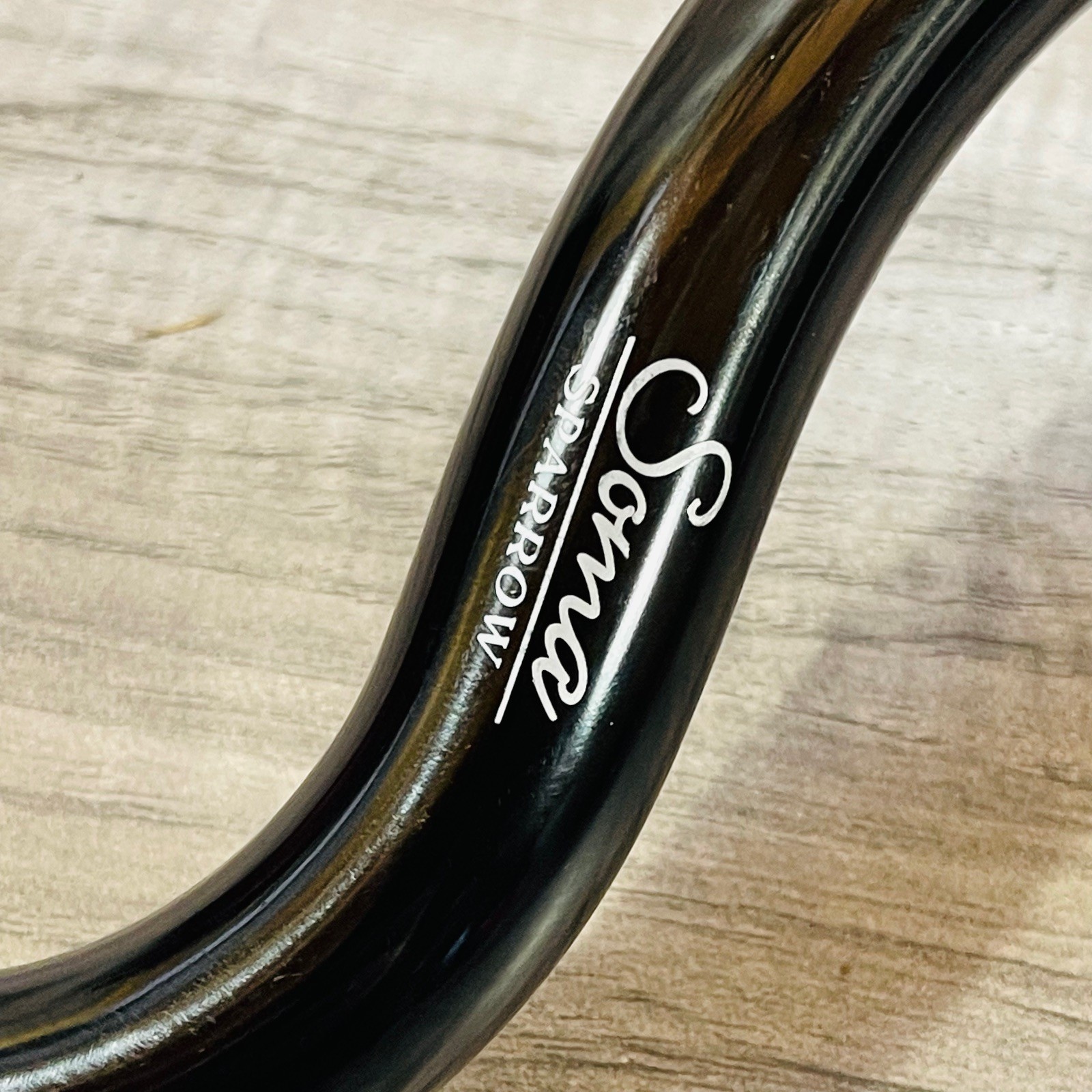 Soma Sparrow 560mm Handlebar Black 25.4 50mm Rise 55 Degree Sweep