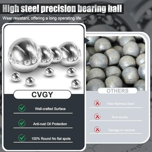pcs 1.5»inch Chrome Steel Bearing Balls 38mm Steel Balls 1-1/2″-38mm 2
