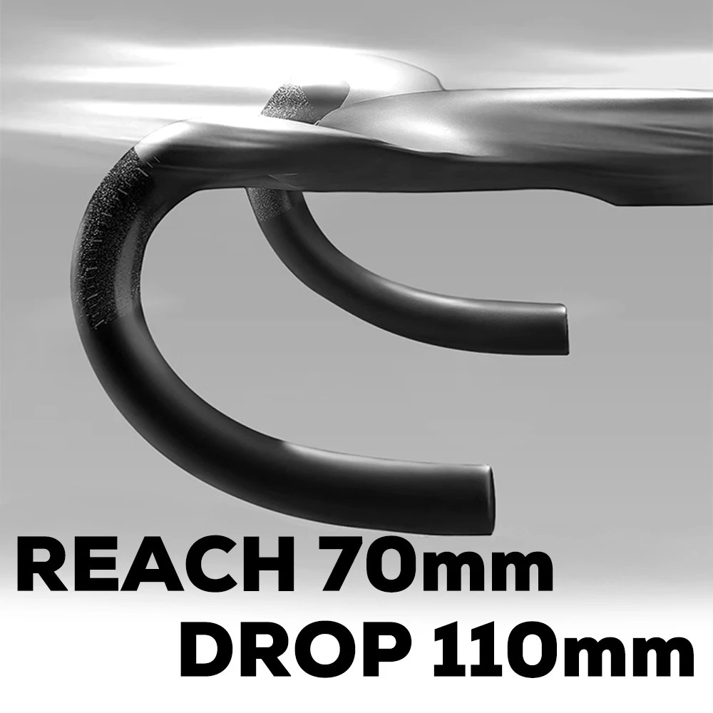 Carbon Internal Cable Integrated Road Bicycle Drop Bar 360-380mm with Spacers