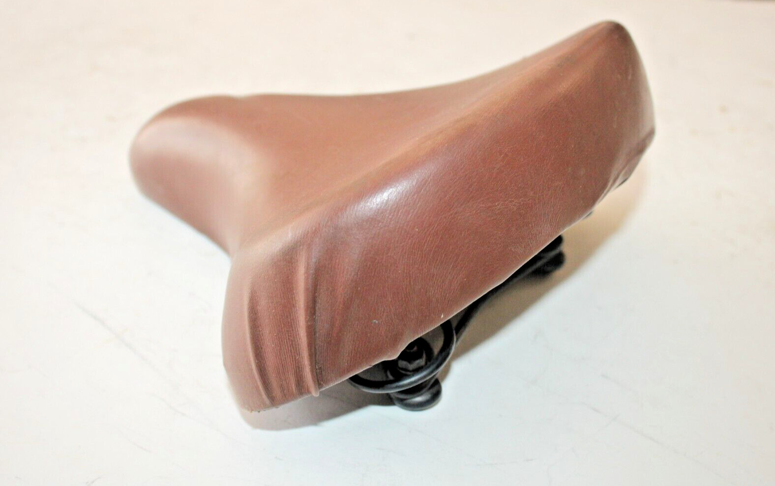 Vintage Ridashiye Bike Saddle 260/240mm Brown 638g Comfort Hybrid Fast Shipper