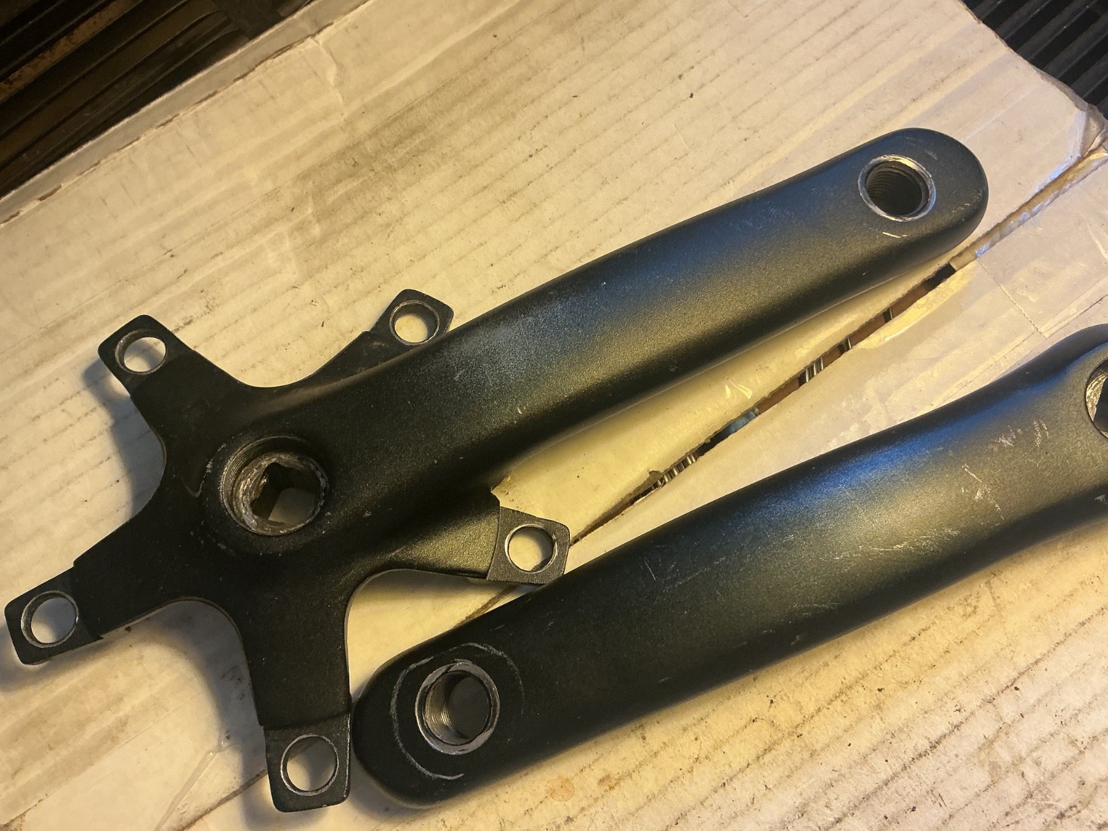 BMX/multi-purpose crankarm/pair 155mm 110BCD BLK