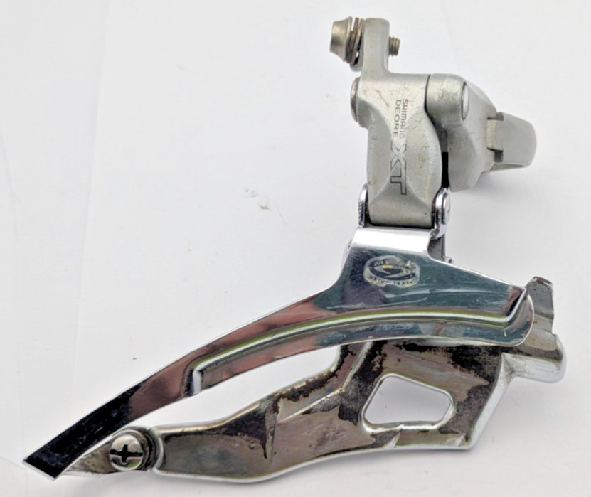 SHIMANO DEORE XT FD-M751 FRONT DERAILLEUR BOTTOM PULL 31.8MM TRIPLE 3X MOUNTAIN