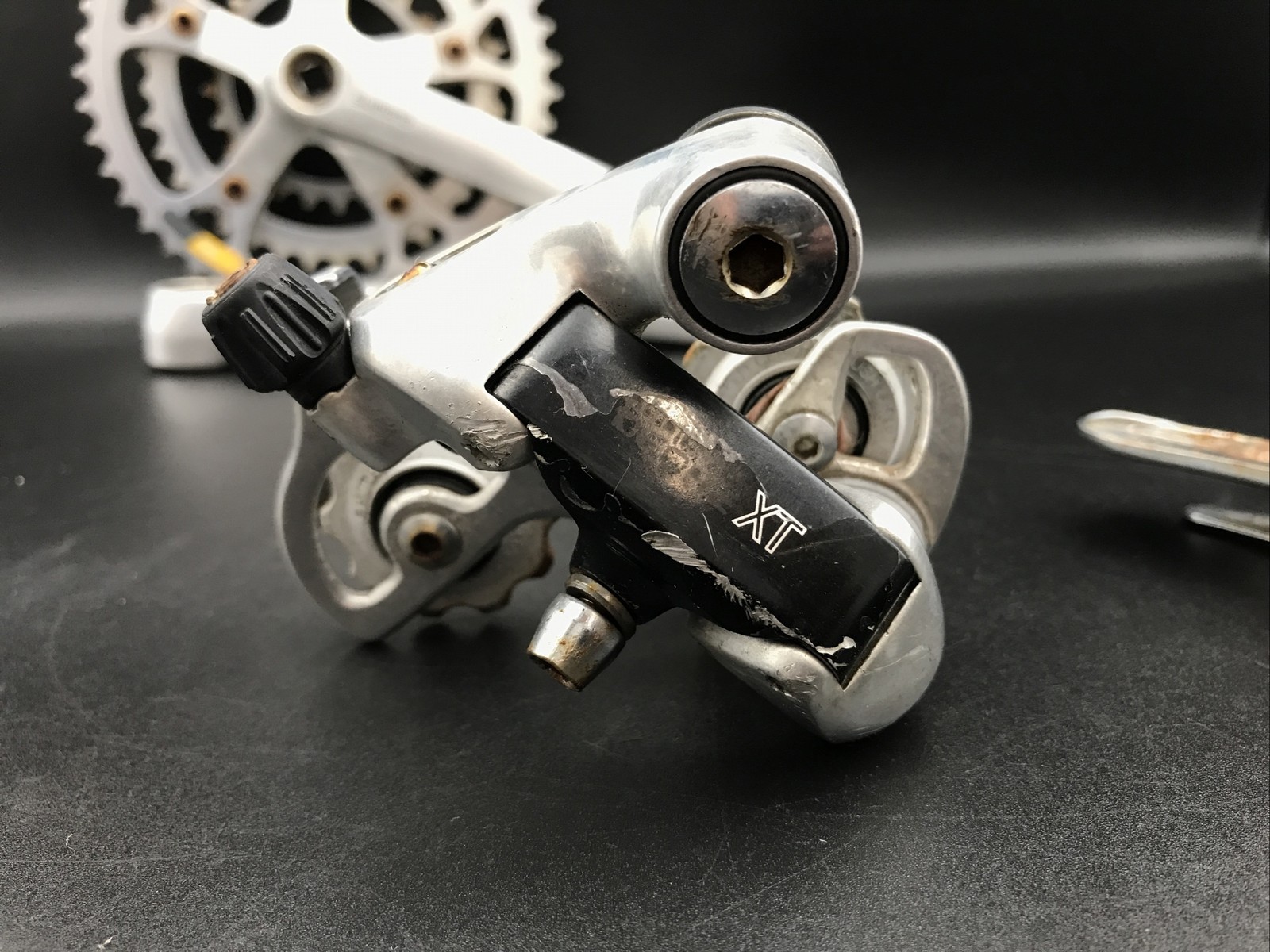 Vintage Shimano Deore XT M730 735 Partial Groupset