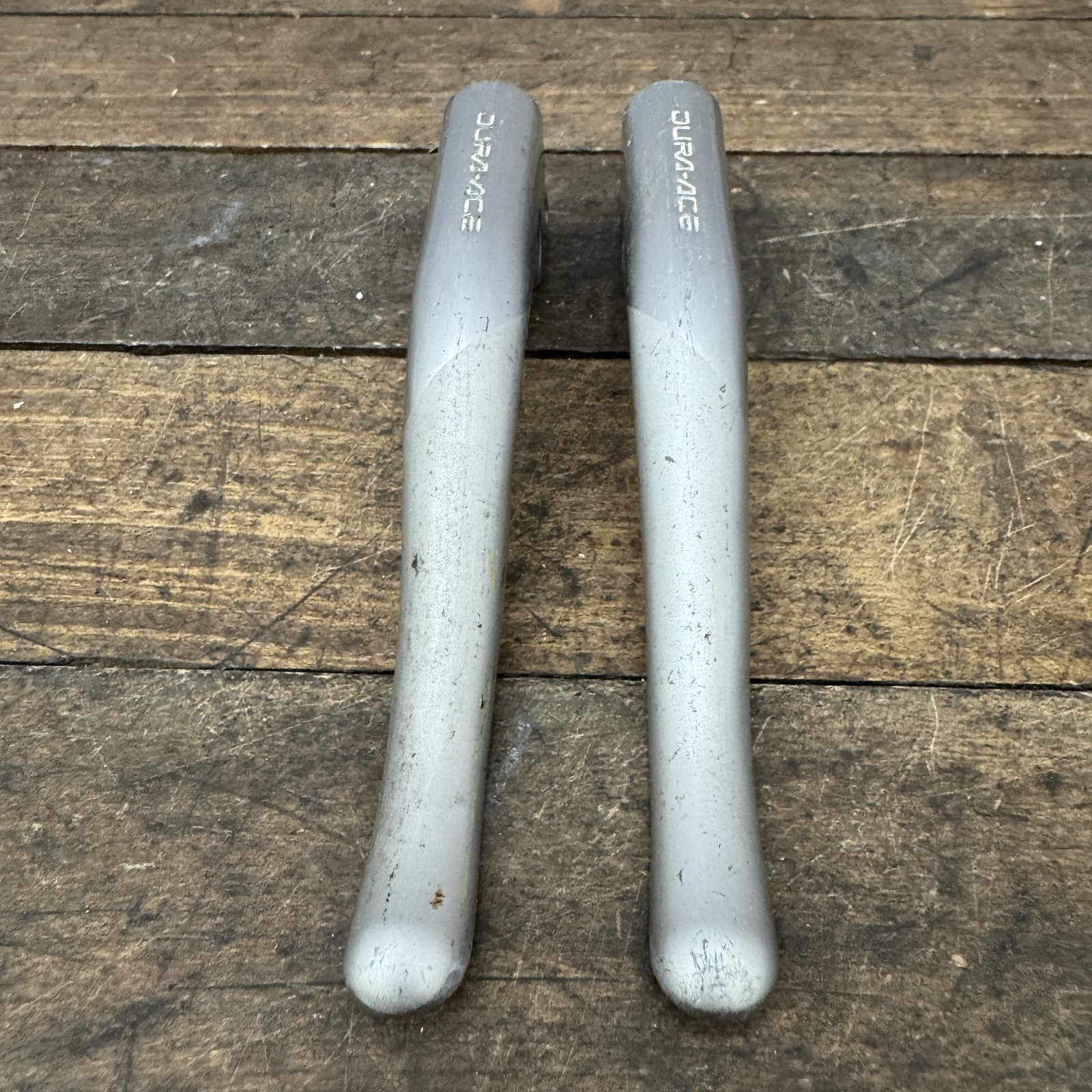 Vintage Shimano Dura-Ace BL-7401 Brake Lever Blades Pair Silver Parts Only