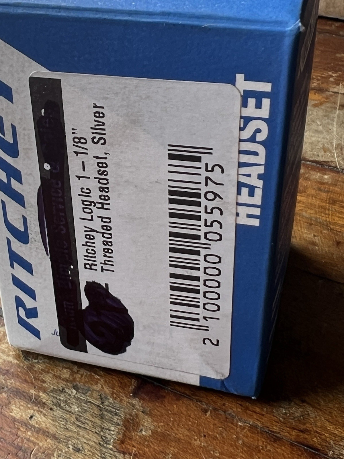 NOS vintage Ritchey Logic – 1 1/8″ Threaded Headset EC34/28.6 EC34/30 Silver