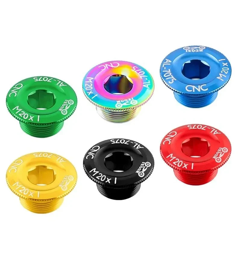 NEW M20 Bike Crank Cover Cap Aluminum MTB Road Crankset Screw Dust Cap