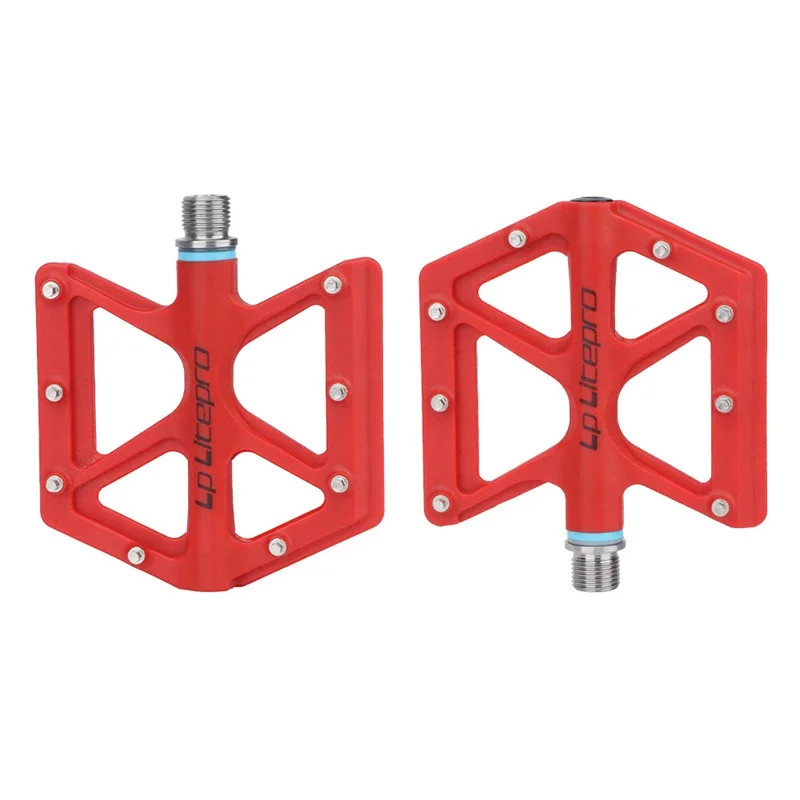 Ultralight Titanium Axle Nylon Platform Anti-Slip Pedals for Road MTB Bicycle