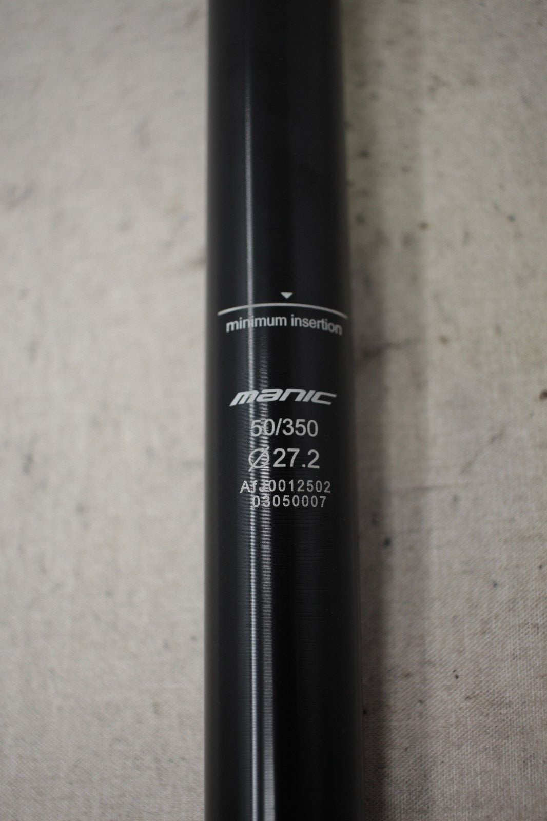 NEW X-Fusion Manic 50 27.2 350mm Alloy Remote Dropper Gravel Bike Seatpost Black