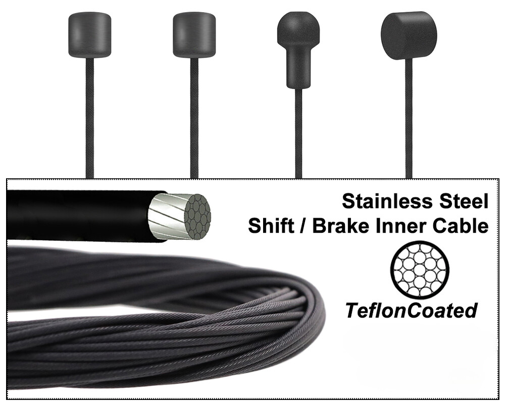 Bike Shifter Brake Cable Set MTB Road Bike Front Rear Derailleur Stainless Steel