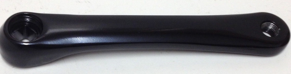 BLACK BIKE BICYCLE LEFT CRANK ARM ALLOY 170mm BLACK