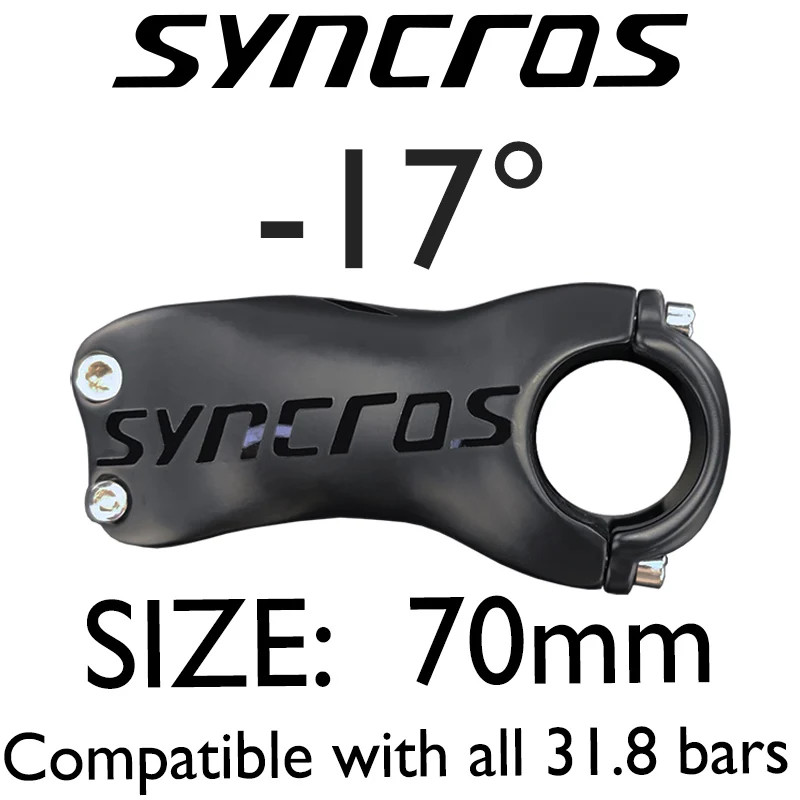 Carbon MTB Road Bicycle Stem Angle – 6/17 Degree 60-/120mm Ultra Light Stem