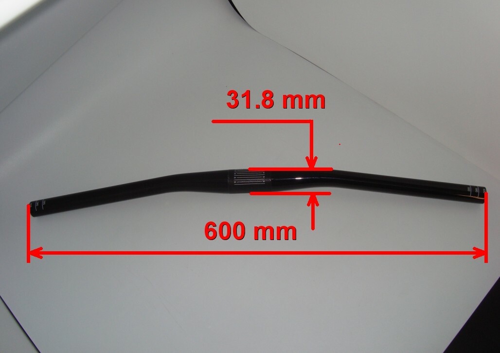 Carbon Fiber MTB Bike Bicycle Flat Bar Handlebar 31.8 600mm UD Finish AHB11 US