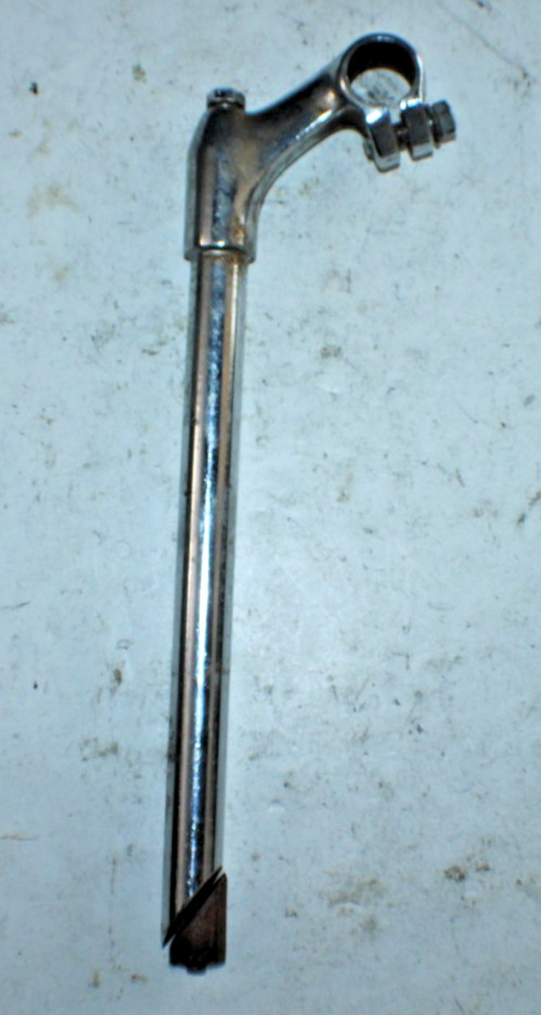 Vintage 21mm Quill Stem 70mm 37º Rise 25.4mm Road Silver Steel Fast USA Shipper!