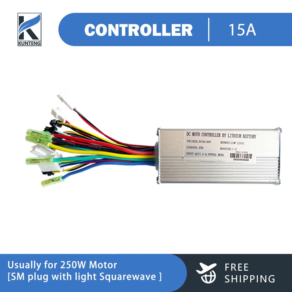 Electric Bicycle JN Controller 15A-35A SM Waterproof Plug 250W-1500W Hub Motor