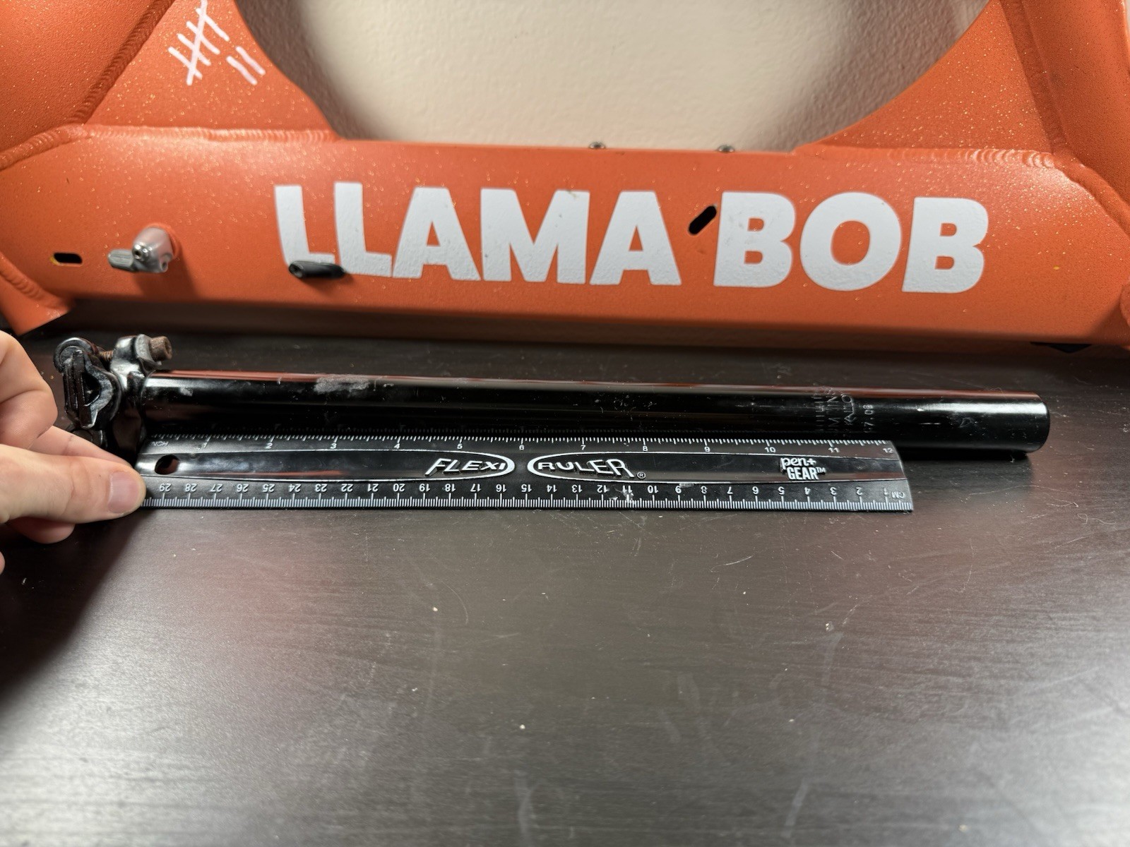 Long 27.2 Mountain Road Bike Seatpost Black Aluminum 15 Inches #5
