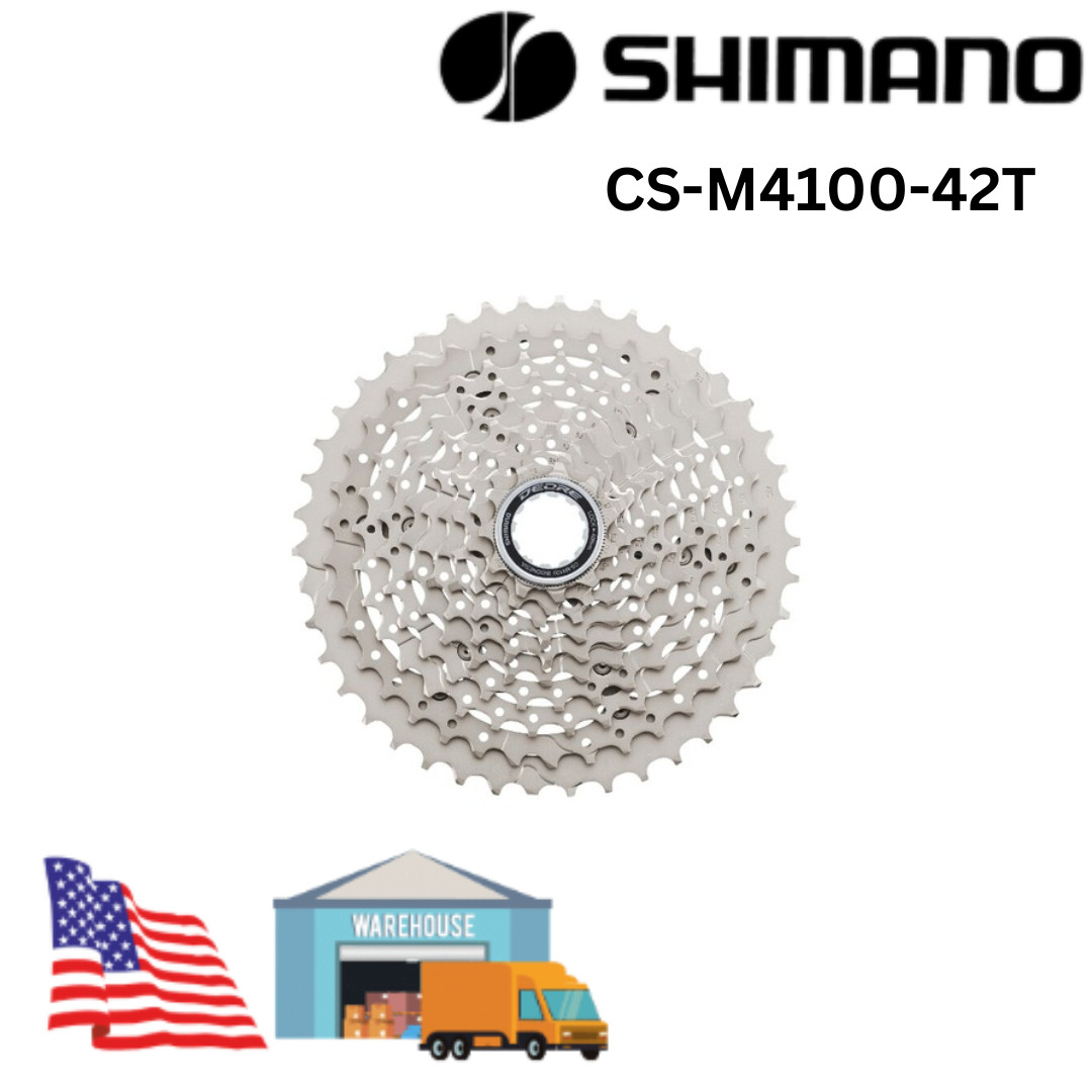 Shimano Cassette Deore CS-M4100 10-fach Silver 42 Teeth Touring Trekking MTB