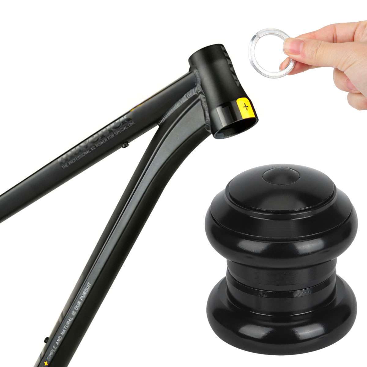 34mm Headset 1-1/8″ Threadless MTB Road Bike Sealed External Bearings Headset US
