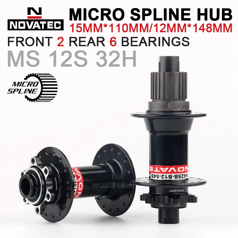 32 Holes Mtb Bicycle Hub Axle Boost Front 2 Rear 6 Bearings Bicycle Hub