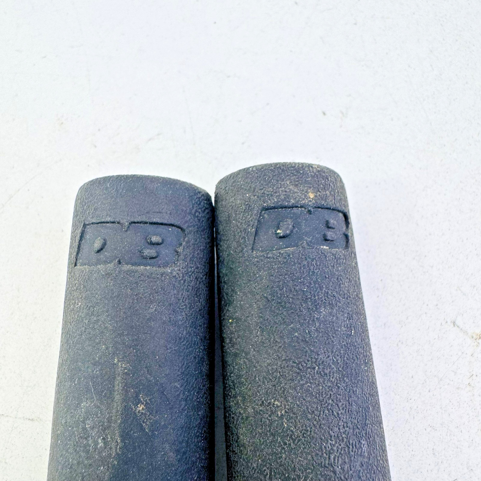 Vintage DB Bicycle Handlebar Grips Pair Black Foam Slip-On Bike Universal A96