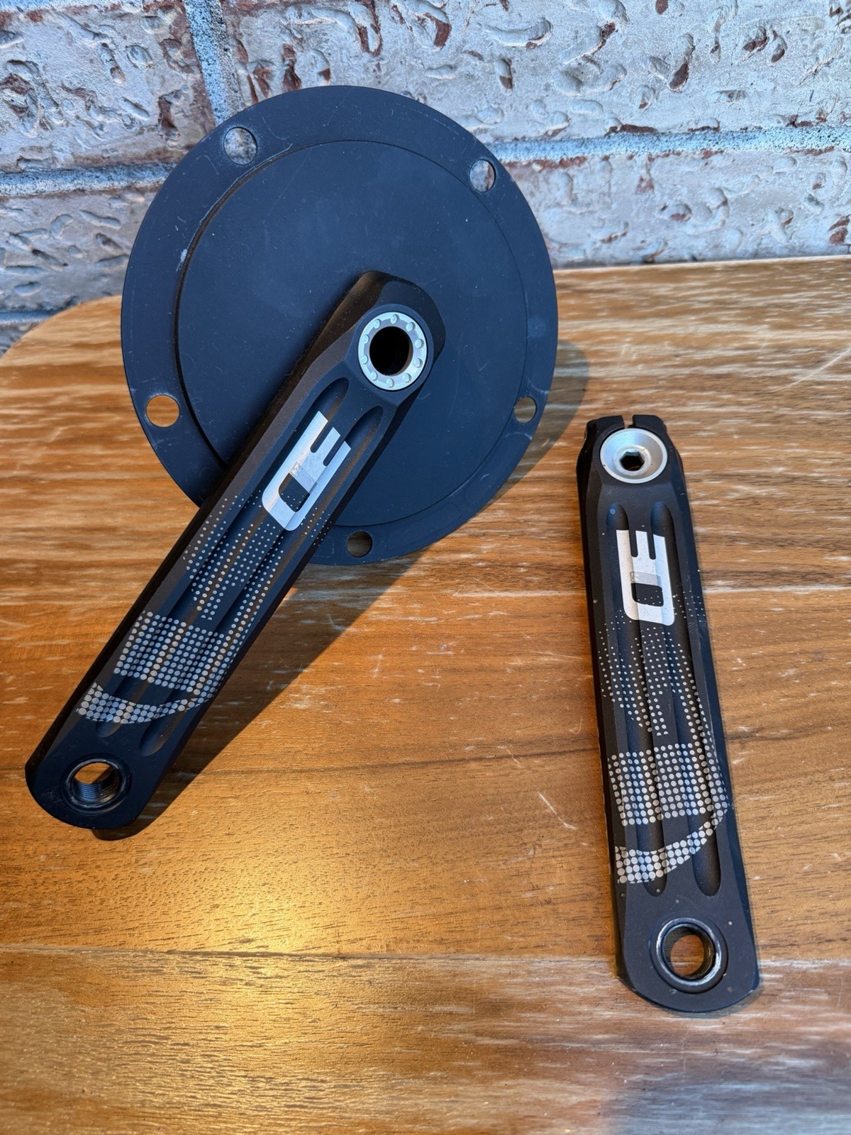 Rotor 3D24 Track Crankset 167.5 mm Black Fixed Gear 144BCD