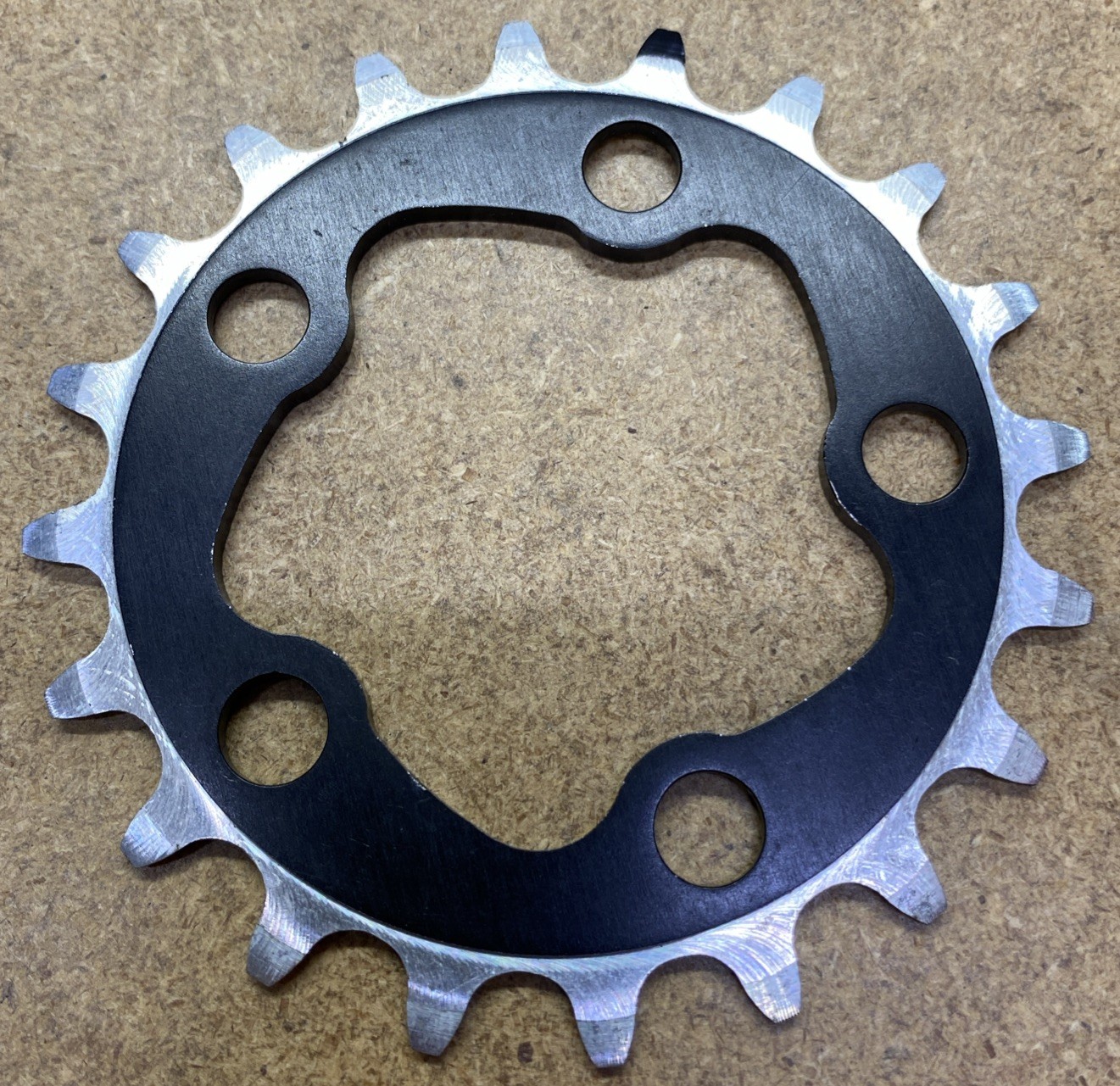 NOS Rockwerks 20t 58mm BCD Chainring USA CNC Aluminum Vintage MTB Touring Triple
