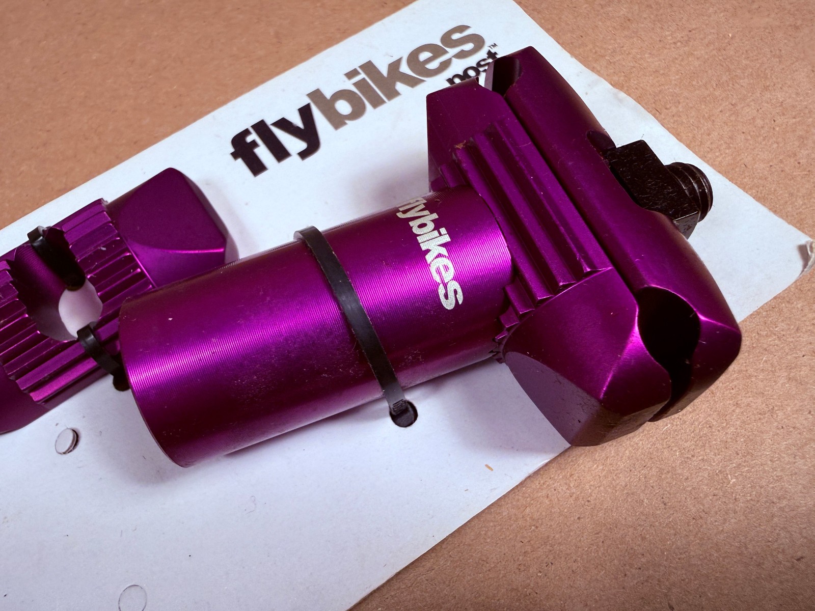 New Flybikes Micropost BMX Bike Seatpost 50mm Aluminum Purple – Free Shipping