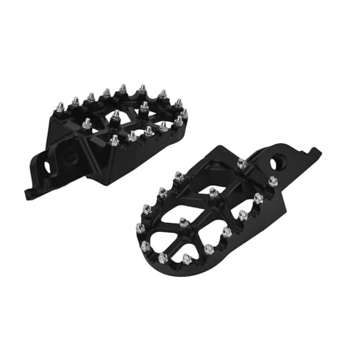 Dirt Bike Foot Pegs CNC Motorcycle Footpegs Rest Pedal Fit for CR125 Black