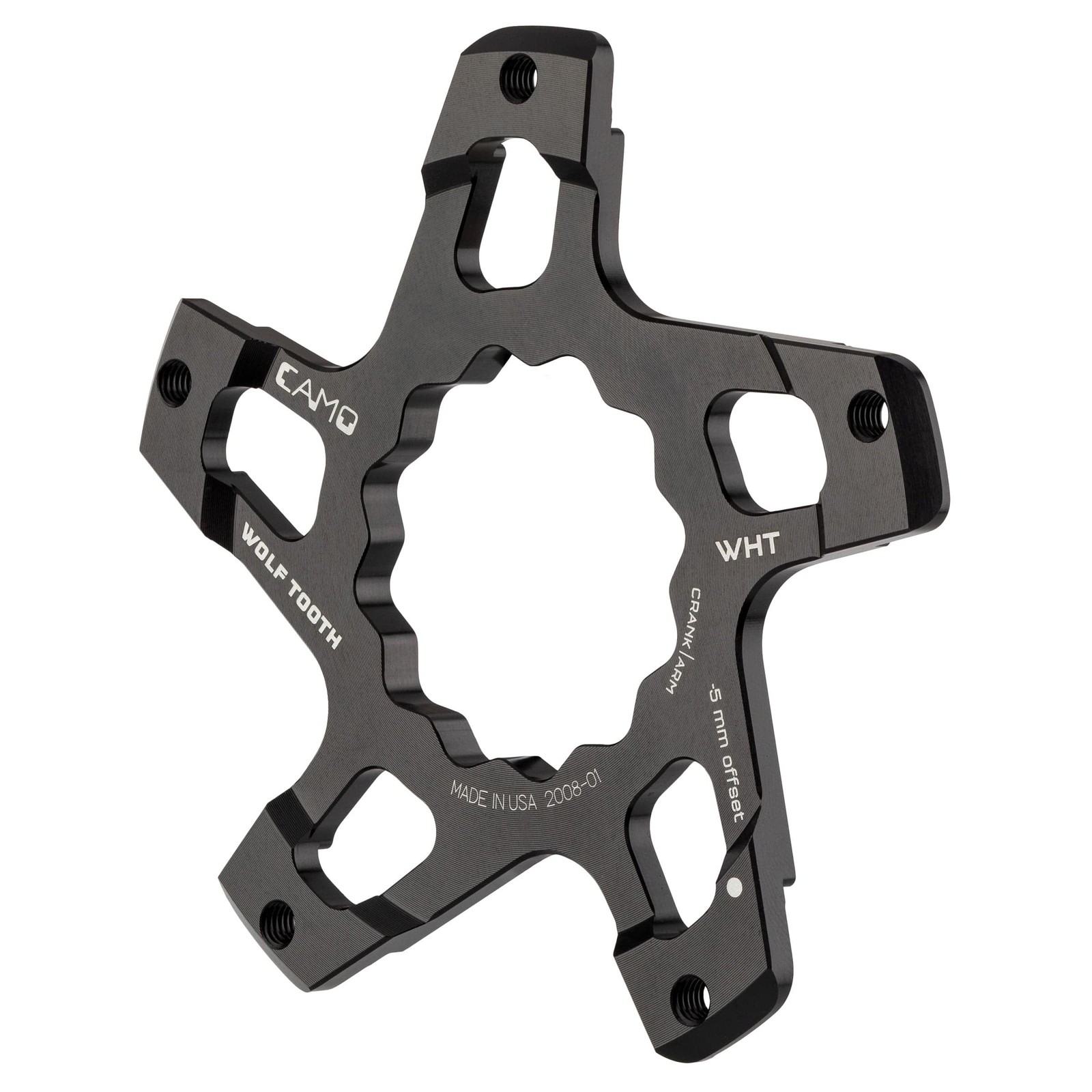 Wolf Tooth CAMO Direct Mount Spider For White Industries Black Boost (52mm