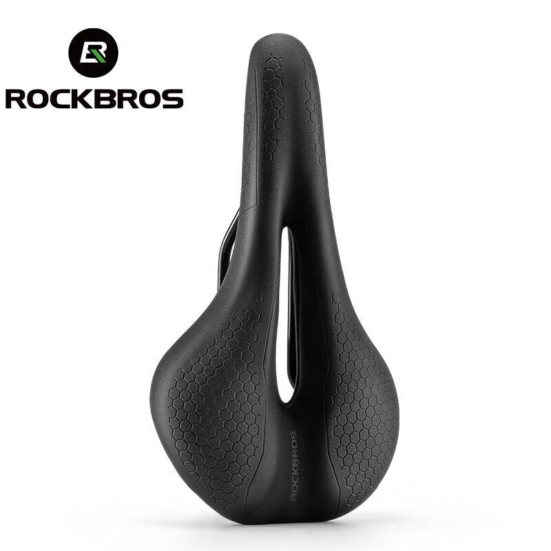 Bicycle Cushion Soft Saddle Comfort Wide Racing MTB Mountain Bike PU Hollow Seat
