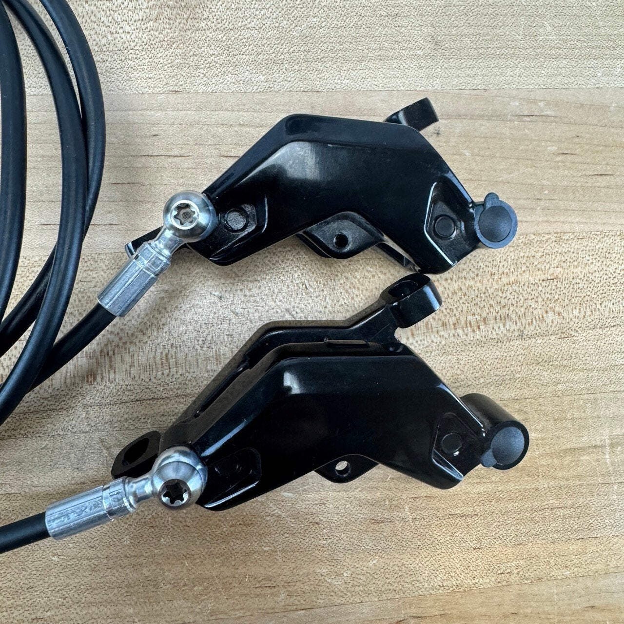 Low Mile! SRAM Motive Silver Post Mount MTB Hydraulic Brakeset 559g