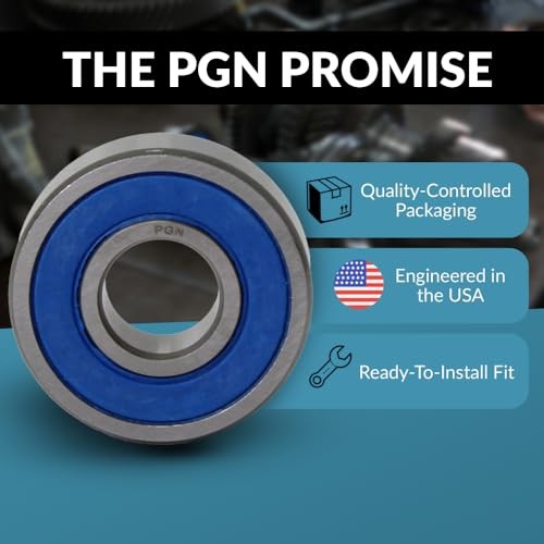 PGN – 99502H Mower Spindle Go Kart Sealed Ball Bearing – 5/8″ x1-3/8 x.433 (4