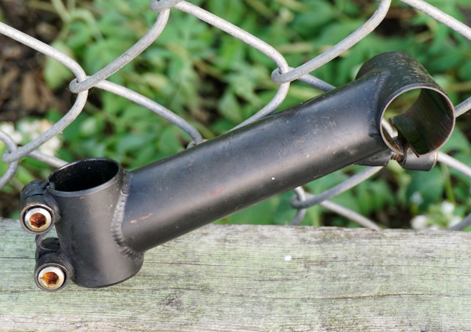 Threadless Stem 1″ Steerer 25.4 Riser 120mm Black Vintage Mountain Bike 1990s