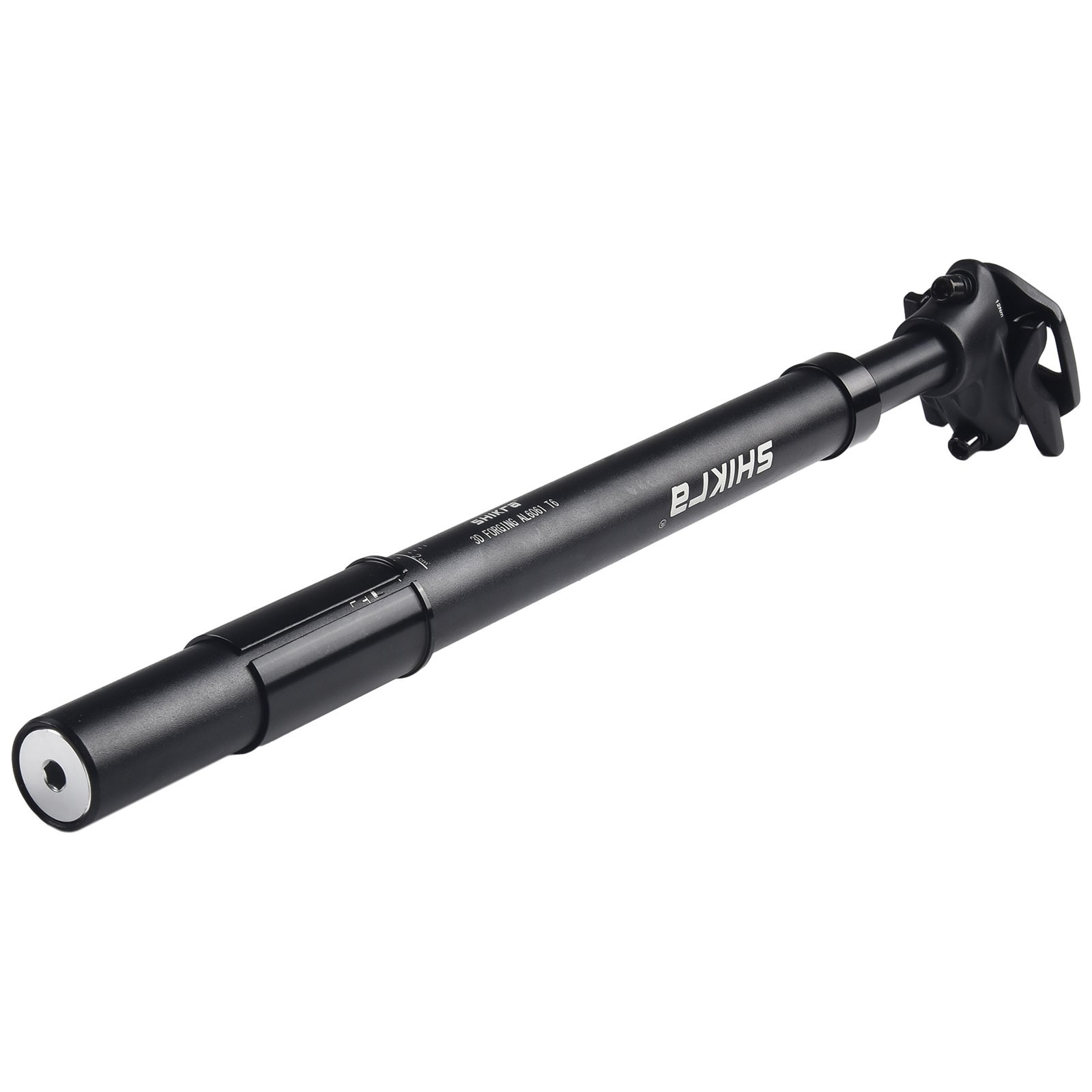 Seatpost Bike Shock Absorber Spring 27.2-33.9x400MM Aluminum Alloy Black