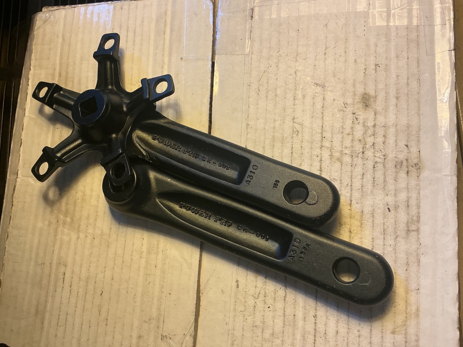 BMX/multi-purpose crankarm/pair 155mm 110BCD BLK