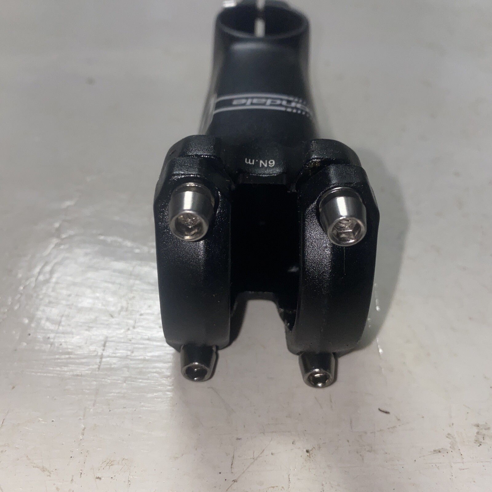 Cannondale C3 bicycle bike stem 100mm +/-7 degree 1 1/8th” black alloy