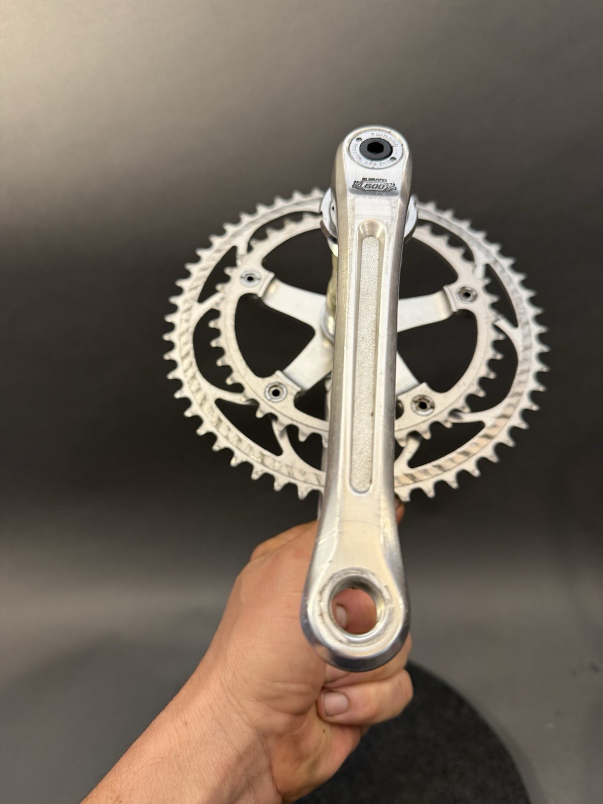 Shimano 600 Arabesque Crankset 170 Vintage Old School Square Taper Cranks 39/52