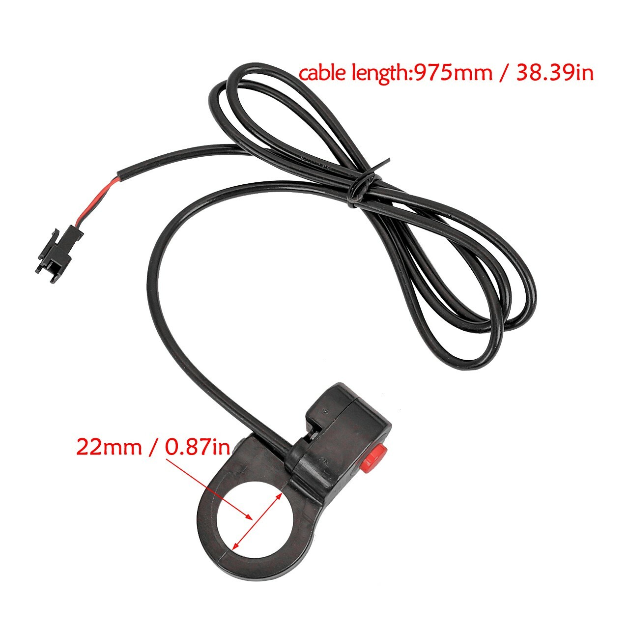 7/8″ Handlebar Horn Switch On Off Button Control Fo Electric Bicycle EBike