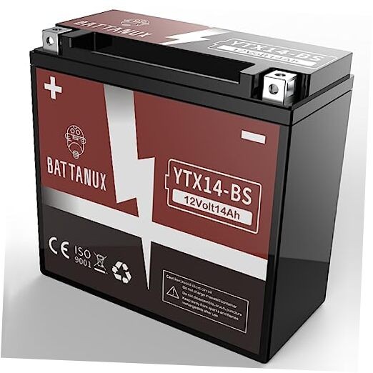 Battery & Motorcycle Battery, Sealed SLA/AGM 12V14Ah YTX14-BS