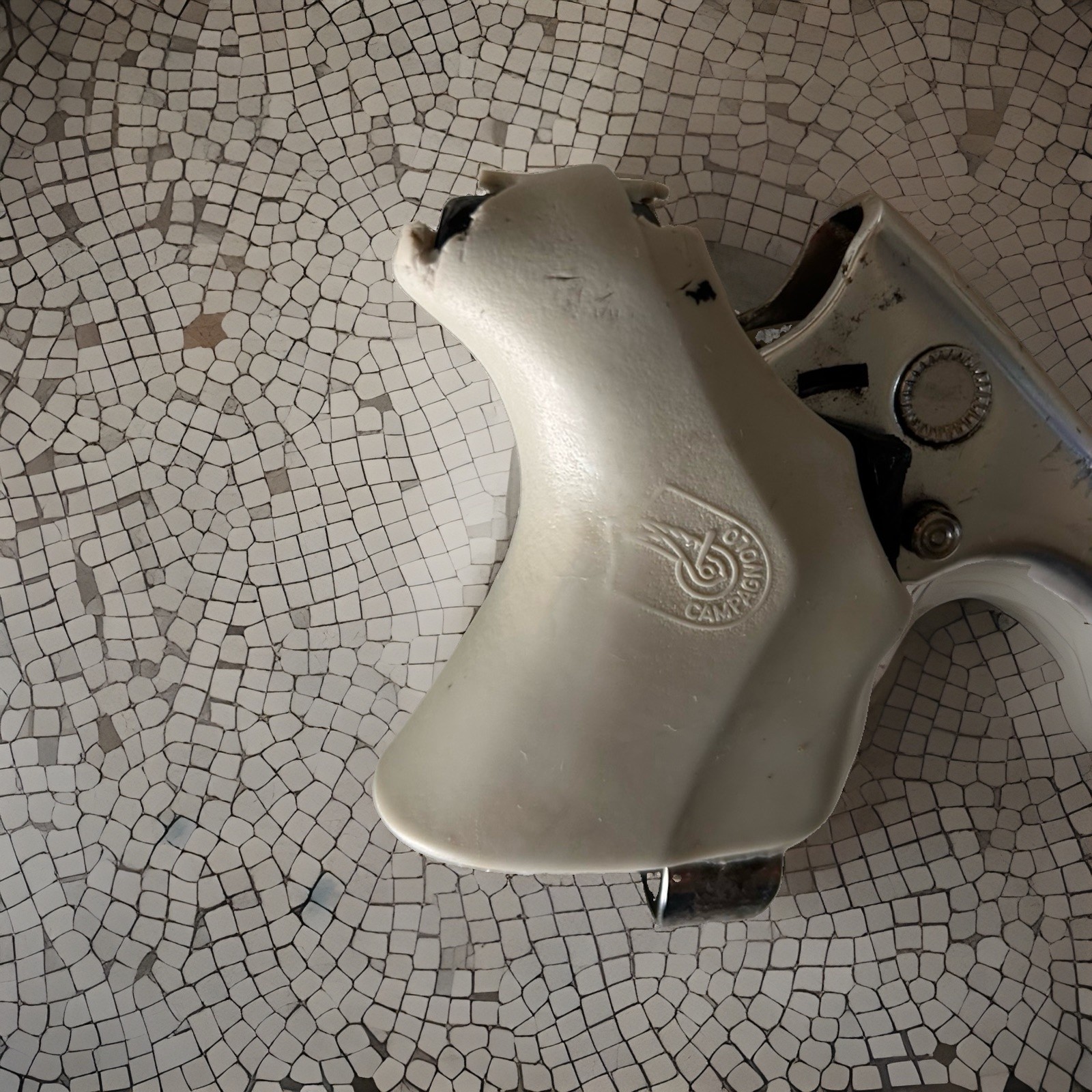 Vintage Campagnolo C-Record Brake Lever Aero set Cobalto Gum Hood Road Bike 80s