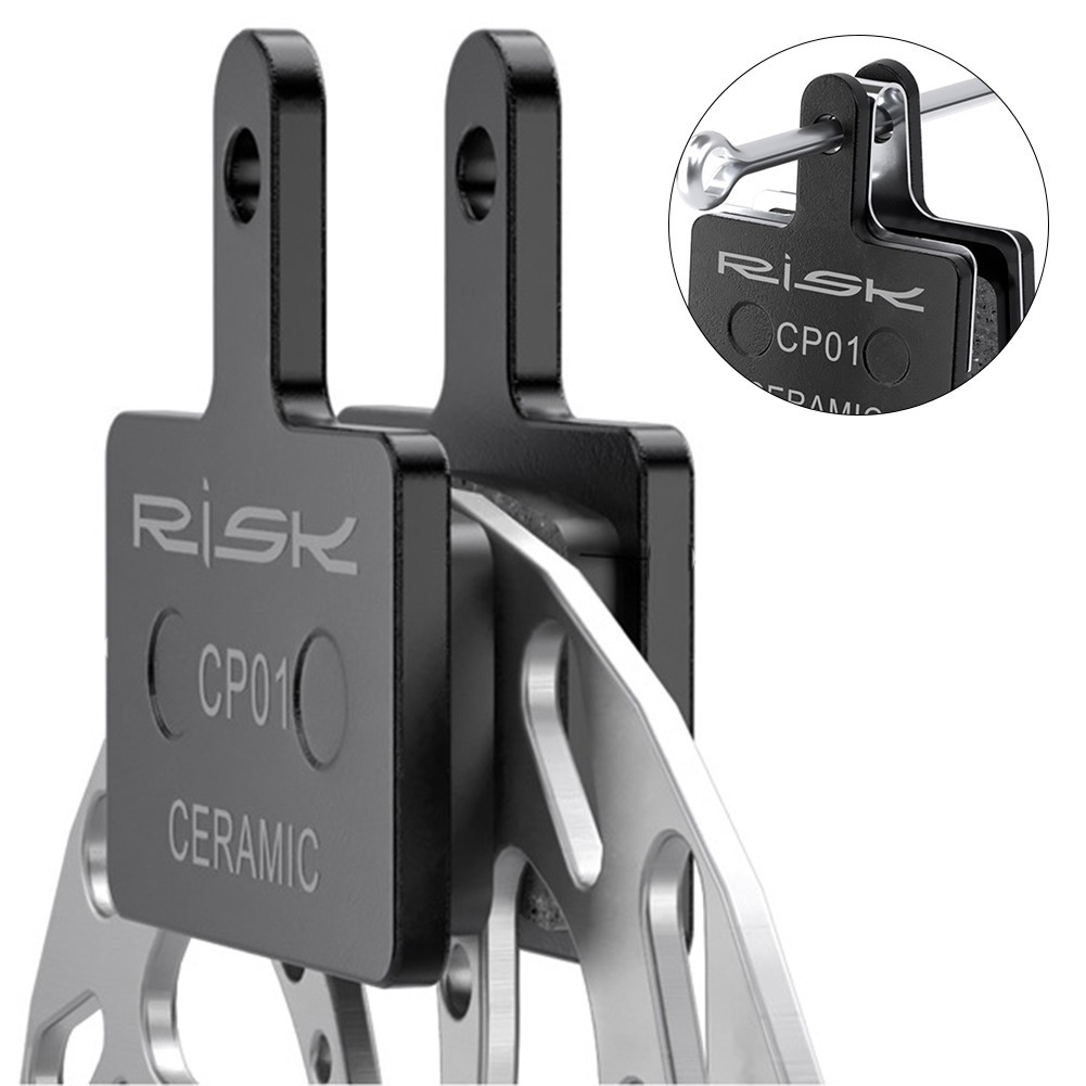 Brand New Bike Ceramic Lining Brake Pads 10*8*1 Cm 27g Black Back Panel
