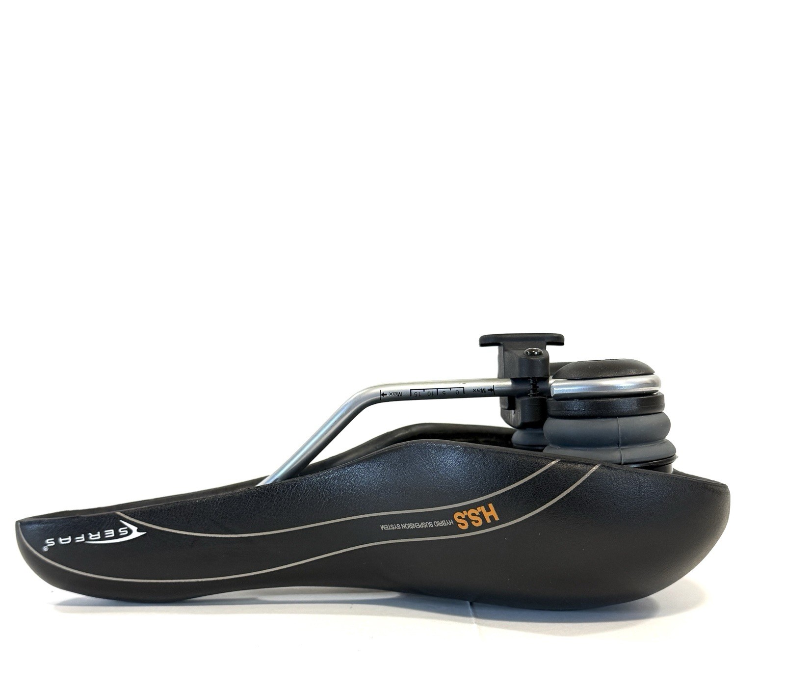 Serfas EG-8240C E-Gel Hybrid Elastomer Bicycle Saddle Comfort Seat Black
