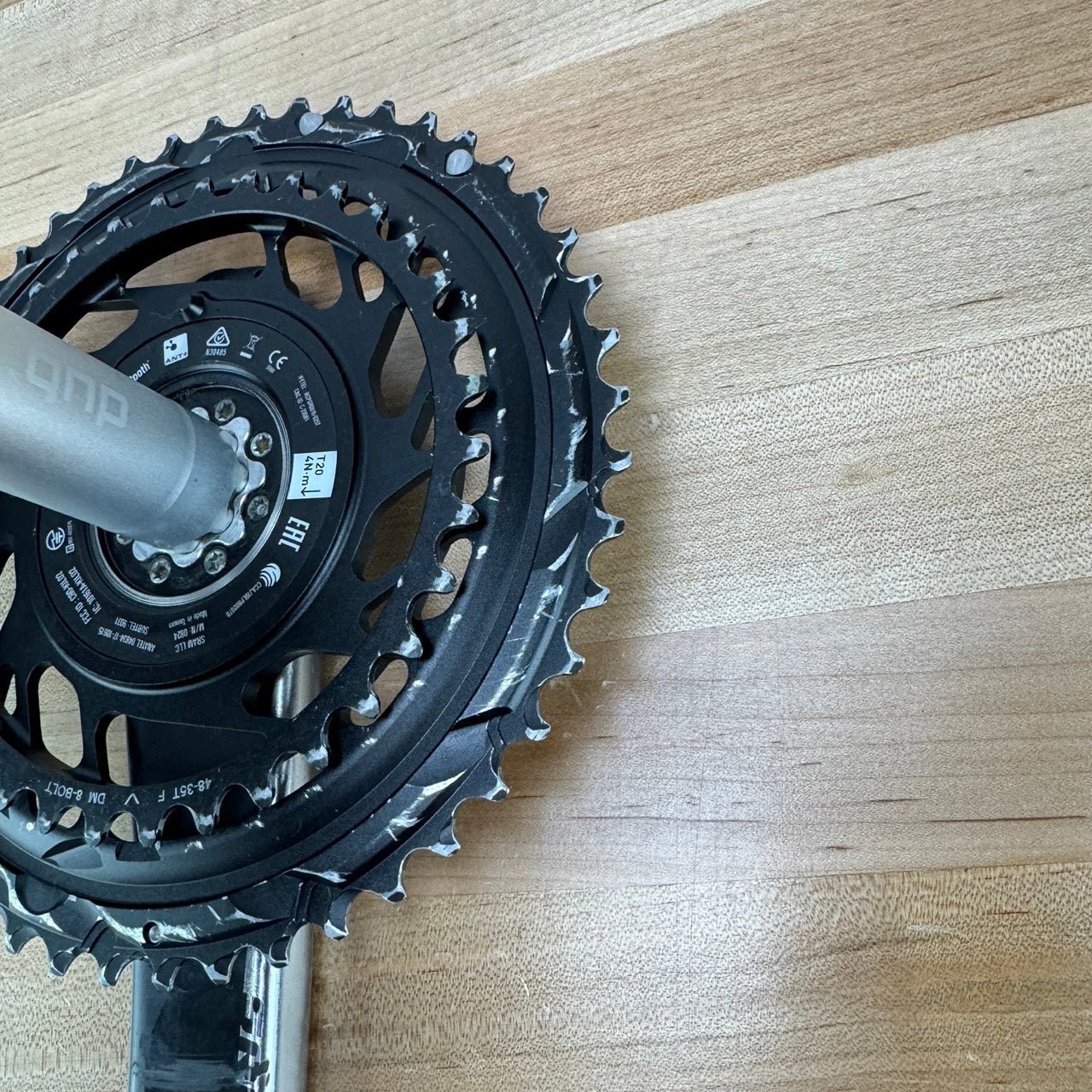 SRAM Red AXS D1 Quarq 48/35t Chainrings 172.5mm Power Meter Crankset DUB SL
