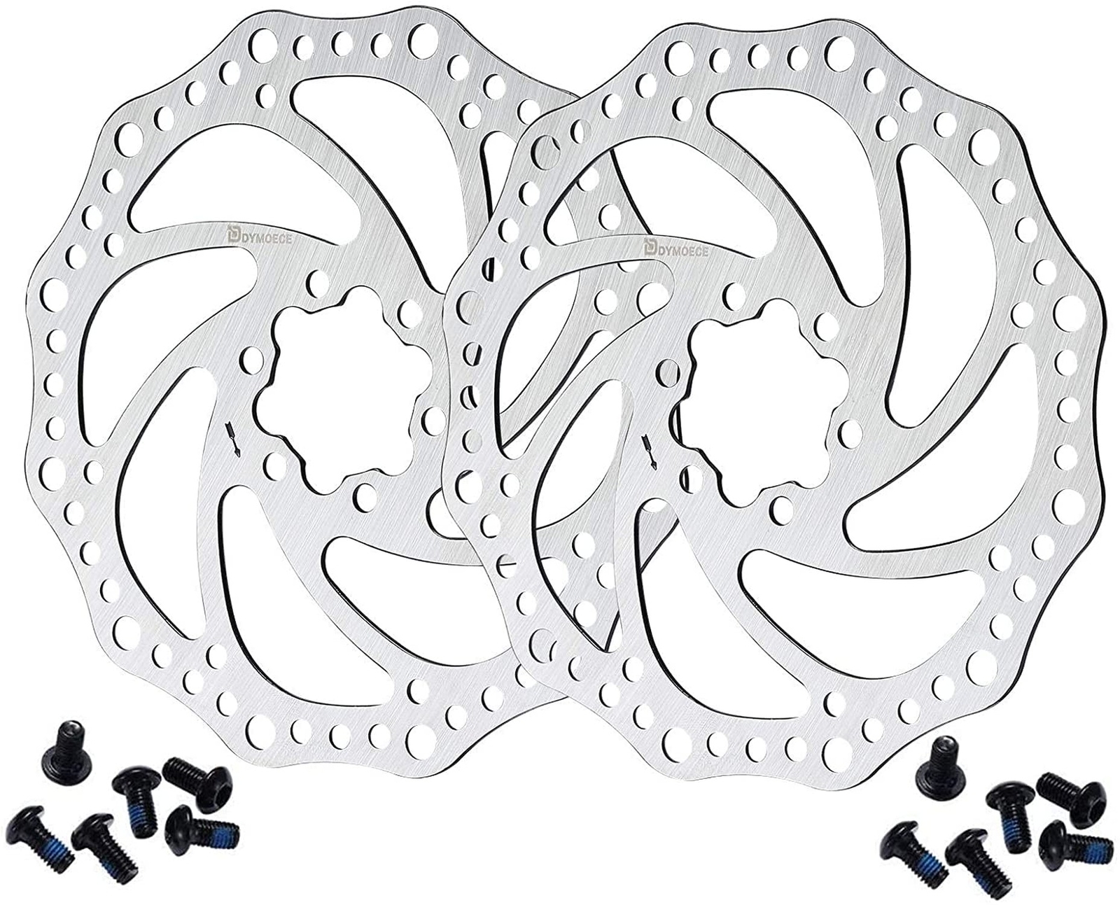 2 Pcs Bike Disc Brake Rotors with 12 Bolts 140mm/160mm/180mm/203mm for MTB Mo…