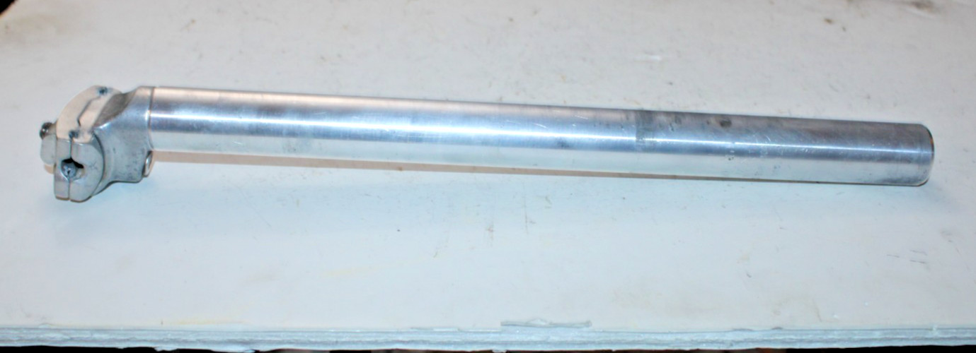 MTB Bike Seatpost Seat Tube 30.8x400mm 25mm Offset Silver Aluminum Gravel Hybrid