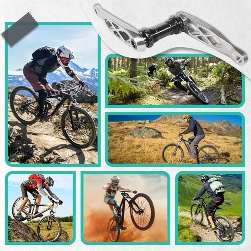 BUCKLOS MTB Bicycle Crank Arm with Bottom Bracket 170MM Aluminum Alloy