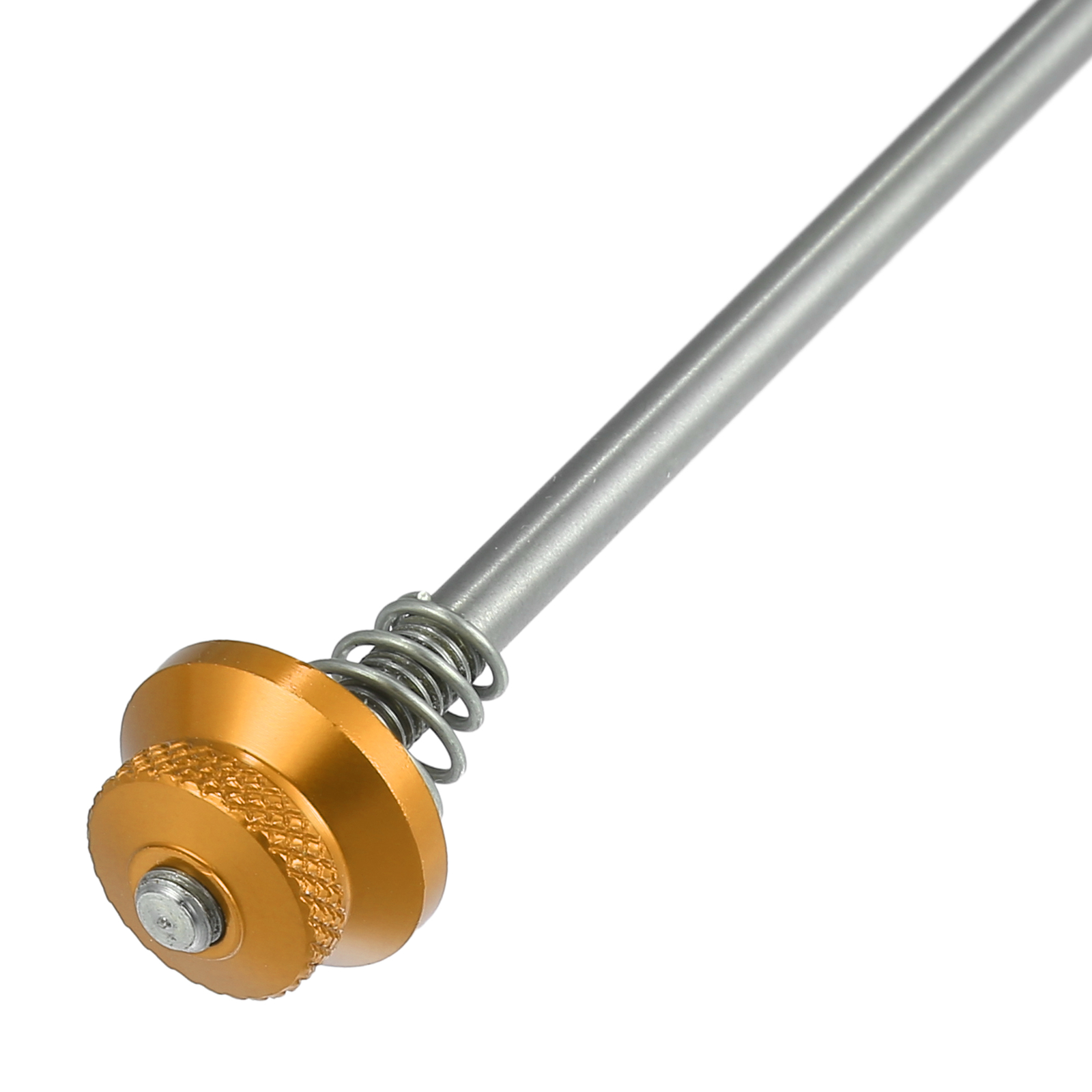 Universal Piece of 2 Bike Quick Release Axles Skewer Lever 140mm 180mm Gold Tone